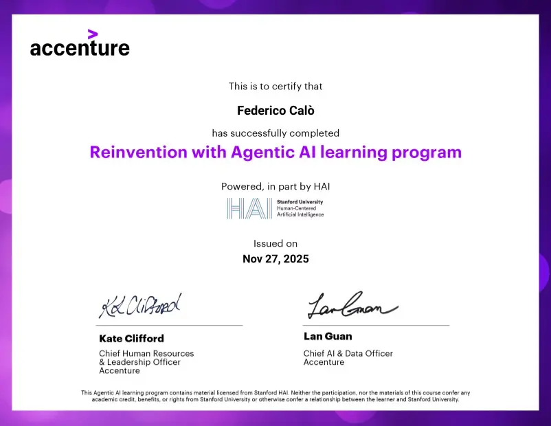 Reinvention With Agentic AI Learning Program